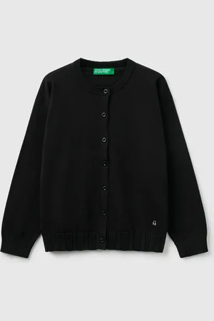 Benetton Benetton, Cardigan Girocollo In Puro Cotone