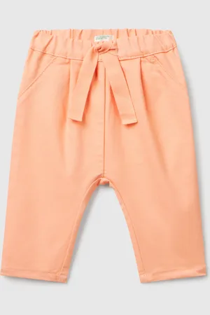 Benetton Benetton, Pantaloni Stretch Con Coulisse