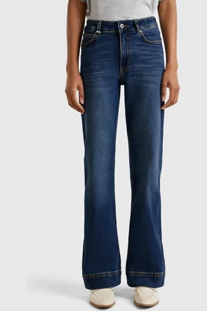 Benetton Benetton, Jeans Flare In Cotone