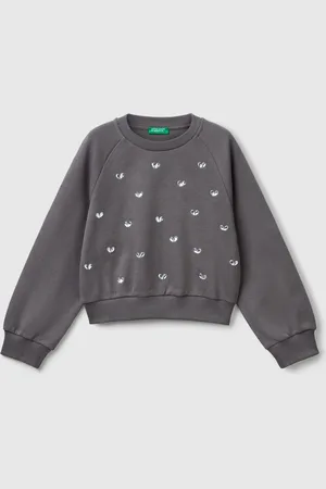 Benetton Benetton, Felpa Con Strass Cuore