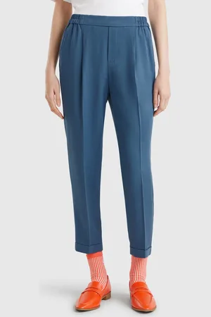 Benetton Benetton, Pantaloni Fluidi Con Risvolto