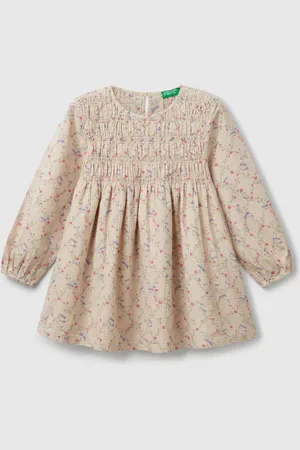 Benetton Benetton, Abito A Fiori In Cotone