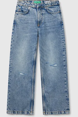 Benetton Benetton, Jeans Straight Con Rotture