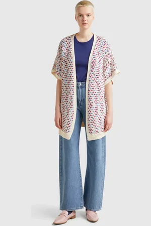 Benetton Benetton, Cardigan Jacquard Reversibile