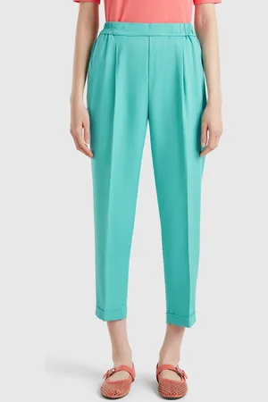 Benetton Benetton, Pantaloni Fluidi Con Risvolto