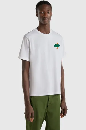 Benetton Benetton, T-shirt Con Stampa In Cotone Bio