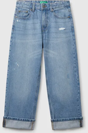 Benetton Benetton, Jeans Straight Con Rotture