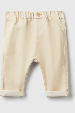 Benetton Benetton, Pantaloni In Misto Cotone Stretch