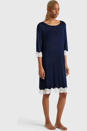 Benetton Benetton, Camicia Da Notte Con Dettagli In Pizzo