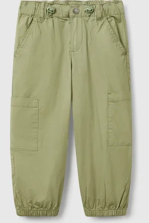 Benetton Benetton, Pantaloni Parachute In Cotone Stretch