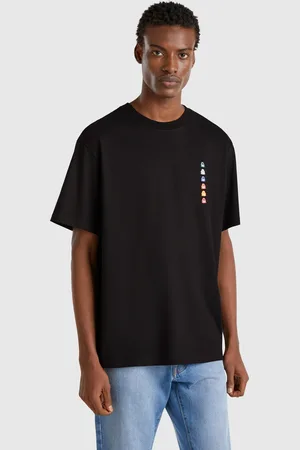 Benetton Benetton, T-shirt Over Fit Con Patch