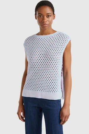 Benetton Benetton, Gilet Traforato Over Fit
