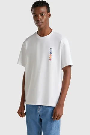 Benetton Benetton, T-shirt Over Fit Con Patch