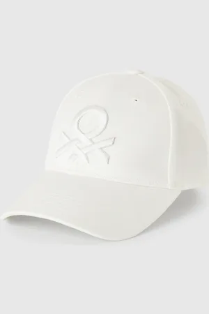Benetton Benetton, Cappello Baseball Con Logo Ricamato