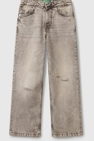 Benetton Benetton, Jeans Straight Con Rotture