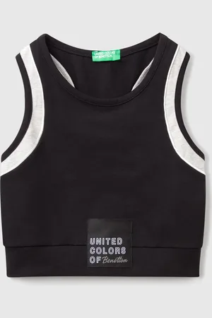 Benetton Benetton, Top Sportivo Con Piping