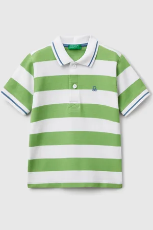 Benetton Benetton, Polo Manica Corta A Righe