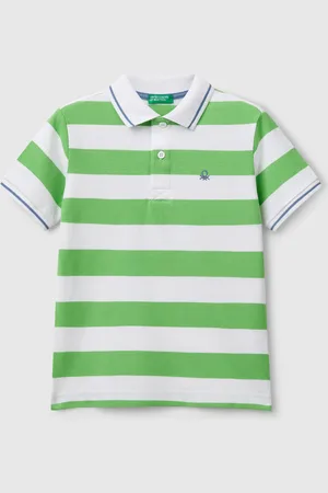 Benetton Benetton, Polo Manica Corta A Righe