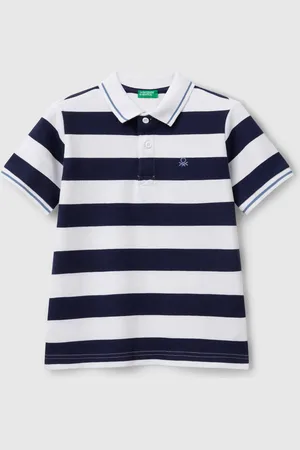 Benetton Benetton, Polo Manica Corta A Righe