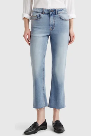 Benetton Benetton, Jeans Cropped In Cotone