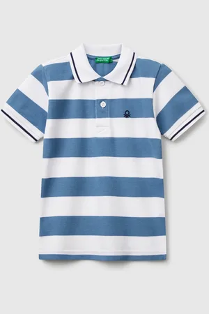 Benetton Benetton, Polo Manica Corta A Righe