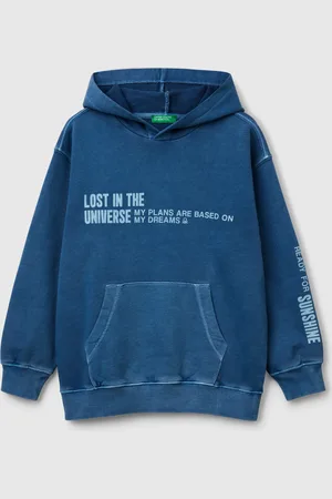 Benetton Benetton, Felpa Oversize Con Stampa