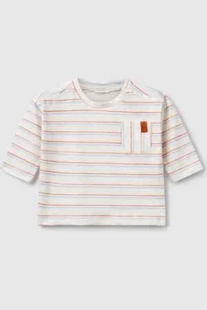 Benetton Benetton, Maglietta Con Stampa A Righe