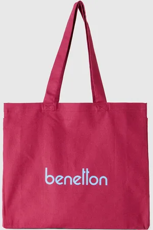 Benetton Benetton, Tote Bag In Pure Cotton