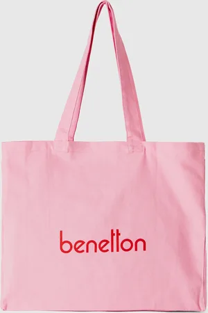 Benetton Benetton, Tote Bag In Pure Cotton