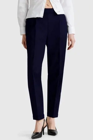Benetton Benetton, Pantaloni In Cotone Elasticizzato