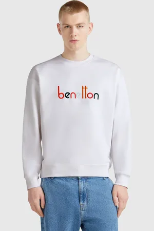 Benetton Benetton, Calda Felpa Con Logo Ricamato