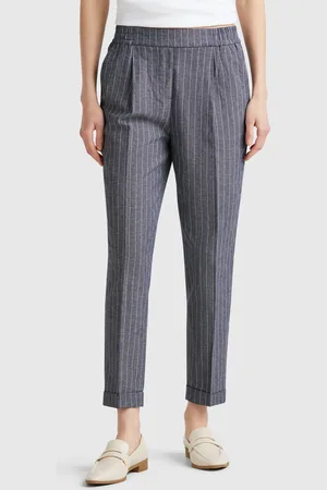 Benetton Benetton, Pantaloni Gessati Regular Fit