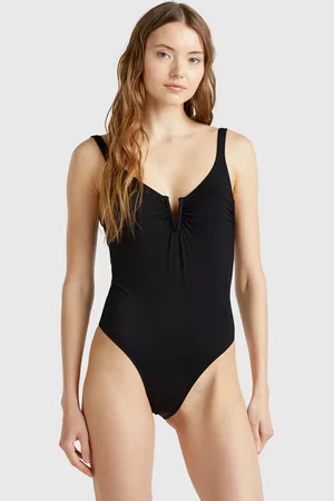Benetton Benetton, Costume Intero Con Dettaglio A V
