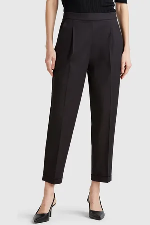Benetton Benetton, Pantaloni In Cotone Elasticizzato