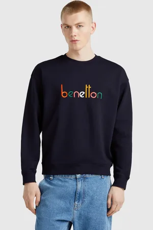 Benetton Benetton, Calda Felpa Con Logo Ricamato