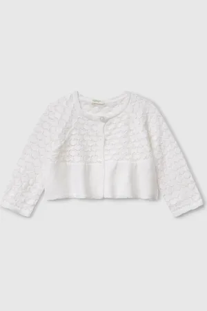 Benetton Benetton, Cardigan Lavorato In Misto Lino