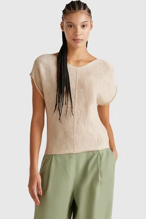 Benetton Benetton, Maglioncino In Cotone E Lino