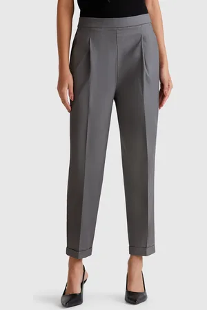 Benetton Benetton, Pantaloni In Cotone Elasticizzato
