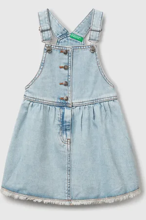 Benetton Benetton, Abito Salopette Di Jeans