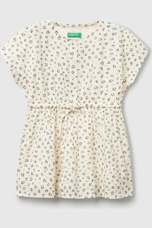 Benetton Benetton, Abito Con Stampa Animalier