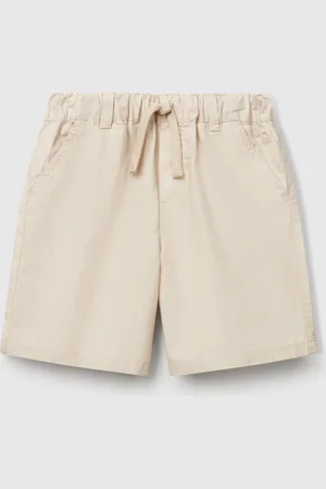 Benetton Benetton, Shorts 100% Cotone Con Coulisse
