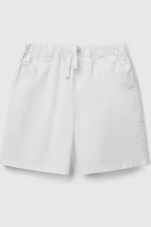 Benetton Benetton, Shorts 100% Cotone Con Coulisse