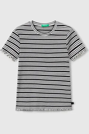 Benetton Benetton, Maglietta A Righe In Cotone Stretch