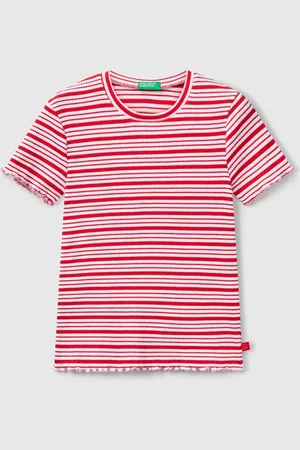 Benetton Benetton, Maglietta A Righe In Cotone Stretch