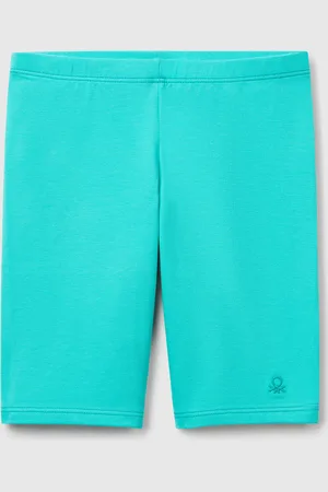 Benetton Benetton, Leggings Corti In Cotone Stretch