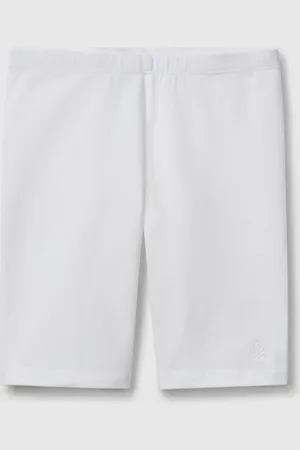 Benetton Benetton, Leggings Corti In Cotone Stretch