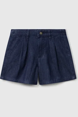 Benetton Benetton, Shorts Leggeri Effetto Jeans