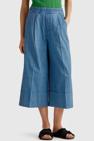 Benetton Benetton, Jeans Ampi Con Risvolto