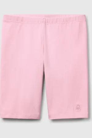 Benetton Benetton, Leggings Corti In Cotone Stretch