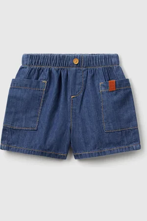 Benetton Benetton, Pantaloni Corti In Jeans Leggero